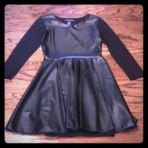 Julian Chang faux leather dress